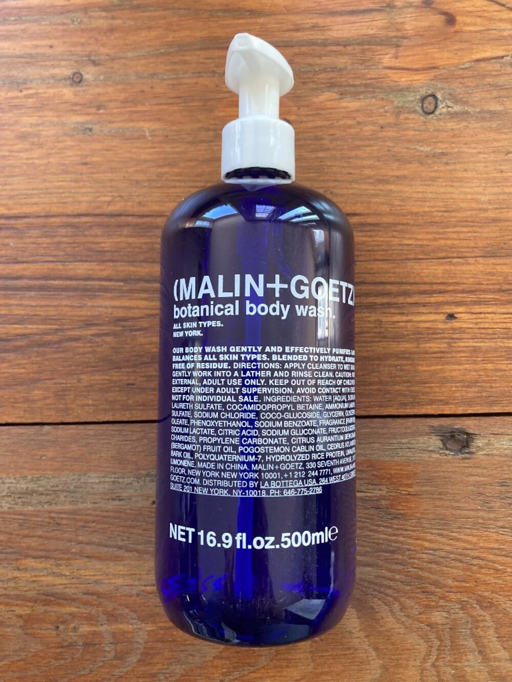 (MALIN + GOETZ) Botanical Body Wash - 16.9 fl. oz. NEW